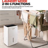Honeywell TPFIT25WK 25 Pint Energy Star Portable Dehumidifier, White