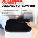 Honeywell HT4CESVWK0 14,000 BTU 700Sq. Ft. Smart Portable Air Conditioner, Fan, and Dehumidifier, with Wi-Fi and Voice Control