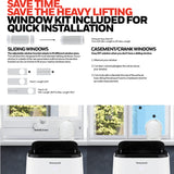 Honeywell HT4CESVWK0 14,000 BTU 700Sq. Ft. Smart Portable Air Conditioner, Fan, and Dehumidifier, with Wi-Fi and Voice Control