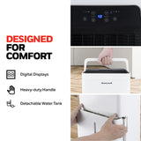Honeywell TPFIT32WK 32 Pint Energy Star Portable Dehumidifier, White