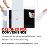 Honeywell HX4CESAWG0 10000 BTU, 660Sq. Ft. Slim Portable Air Conditioner with Fan, Dehumidifier