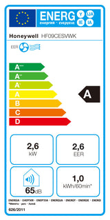 HF09CESVWK Intelligente tragbare Klimaanlage, Einzelschlauch 9,000 BTU (ASHRAE)