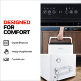 Honeywell TPFIT50APWK 50 Pint Smart Portable Dehumidifier with Alexa Voice Control and Pump, White