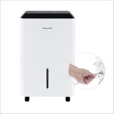 Honeywell TPFIT50APWK 50 Pint Smart Portable Dehumidifier with Alexa Voice Control and Pump, White