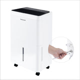Honeywell TPFIT50APWK 50 Pint Smart Portable Dehumidifier with Alexa Voice Control and Pump, White