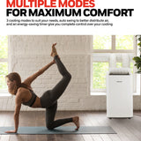 Honeywell HW4CEDAWW0 14,000 BTU (ASHRAE) Compact Portable Air Conditioner with Dehumidifier & Fan