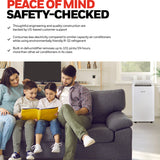 Honeywell HW4CEDAWW0 14,000 BTU (ASHRAE) Compact Portable Air Conditioner with Dehumidifier & Fan