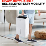 Honeywell TPFIT50APWK 50 Pint Smart Portable Dehumidifier with Alexa Voice Control and Pump, White