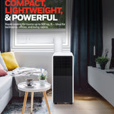 Honeywell HX4CESAWG0 10000 BTU, 660Sq. Ft. Slim Portable Air Conditioner with Fan, Dehumidifier