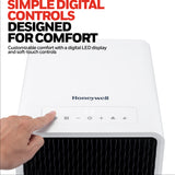 Honeywell HX4CESAWG0 10000 BTU, 660Sq. Ft. Slim Portable Air Conditioner with Fan, Dehumidifier