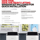 HF09CESVWK Intelligente tragbare Klimaanlage, Einzelschlauch 9,000 BTU (ASHRAE)