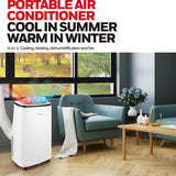 Honeywell HJ4CESWK9 14,000 BTU (ASHRAE) Portable Air Conditioner with Dehumidifier & Fan