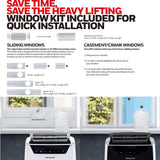 Honeywell MN4CFS9 14,000 BTU (ASHRAE) Portable Air Conditioner with Dehumidifier & Fan