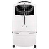 Honeywell CL30XCWW 525CFM 320 sq. ft. Indoor Evaporative Air Cooler with Remote Control, White Evaporative Air Cooler Honeywell White