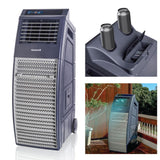 Honeywell CO301PC 969 CFM 590 sq. ft. Powerful Outdoor Evaporative Air Cooler with Beverage & Storage Compartment, Gray Evaporative Air Cooler Honeywell