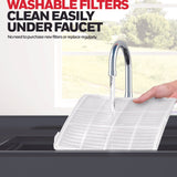 Honeywell HJ2CESWK8 12,000 BTU Portable Air Conditioner with Dehumidifier & Fan Cools Rooms Up To 550 Sq. Ft. with Remote Control (Black/White) Portable Air Conditioner Honeywell