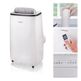 Honeywell HJ5CESWK0 15000 BTU 775 sq. ft. Portable Air Conditioner with 100 pint Dehumidifier, White Portable Air Conditioner Honeywell