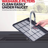 Honeywell MN1CFS8 Classic Portable Air Conditioner with Dehumidifier & Fan Cools Rooms Up To 500 Sq. Ft. with Drain Pan & Insulation Tape (Black/Silver) Portable Air Conditioner Honeywell