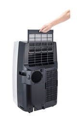 Honeywell MN4CFS0 Classic Portable Air Conditioner with Dehumidifier & Fan, Cools Rooms Up to 700 Sq. Ft. with Drain Pan & Insulation Tape (Black-Silver) Portable Air Conditioner Honeywell