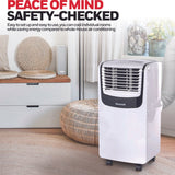 Honeywell MO08CESWK6 8000 BTU 350 sq. ft. 3-in-1 Quiet Portable Air Conditioner, White/Black Portable Air Conditioner Honeywell