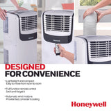 Honeywell MO08CESWK6 8000 BTU 350 sq. ft. 3-in-1 Quiet Portable Air Conditioner, White/Black Portable Air Conditioner Honeywell