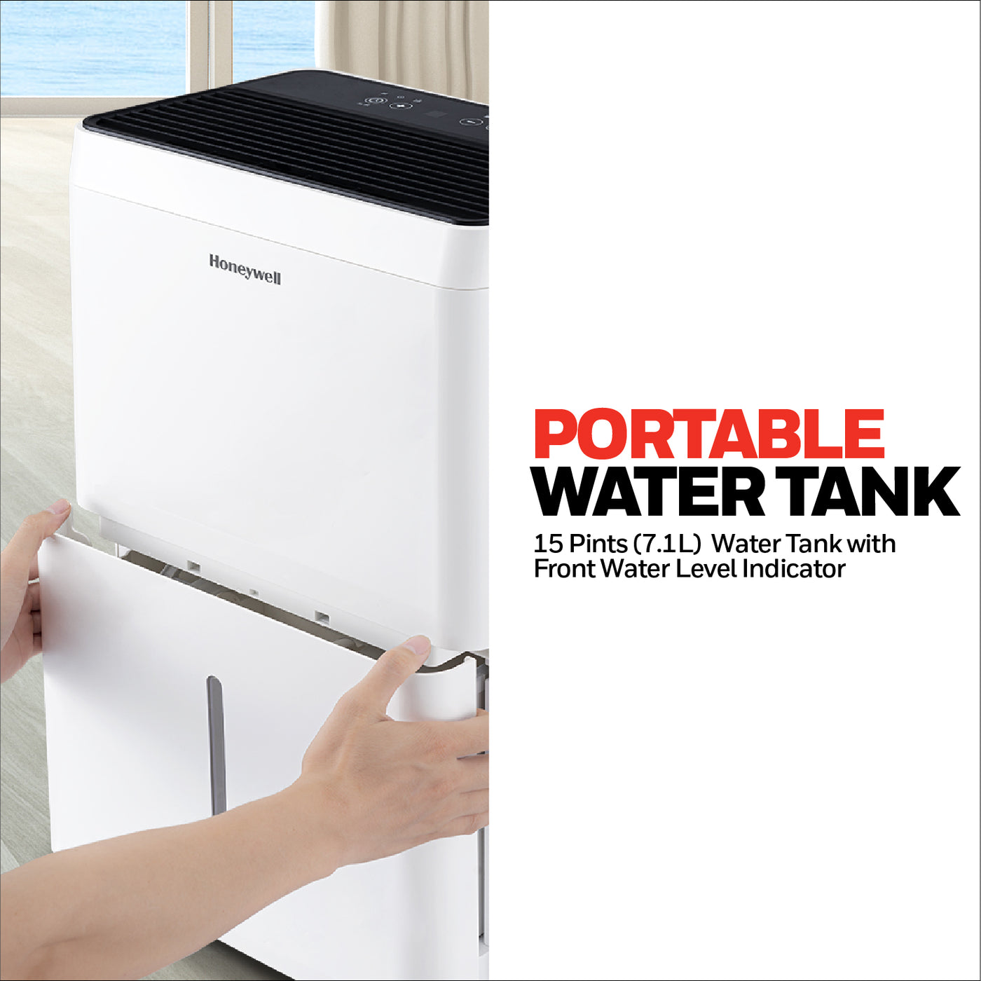 Honeywell 50-Pint Smart Dehumidifier: Alexa-Enabled & Energy Star