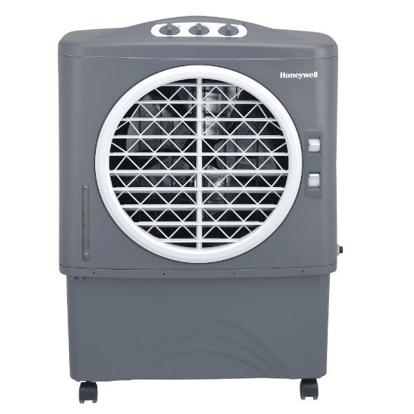Honeywell 525 CFM Indoor Evaporative Air Cooler with Remote in Gray -  7733239