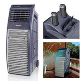 Honeywell CO301PC 969 CFM 590 sq. ft. Powerful Outdoor Evaporative Air Cooler with Beverage & Storage Compartment, Gray Evaporative Air Cooler Honeywell 