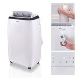 Honeywell HM2CESAWK8 11,000 BTU Portable Air Conditioner, Fan, and Dehumidifier, Cools Rooms Up to 500 Square Feet, Includes Full Window Installation Kit and Drain Tube Portable Air Conditioner Honeywell 