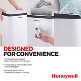 Honeywell HM4CESAWK0 13,000 BTU Portable Air Conditioner, Fan, and Dehumidifier, Cools Rooms Up to 625 Square Feet, Includes Full Window Installation Kit and Drain Tube Portable Air Conditioner Honeywell 