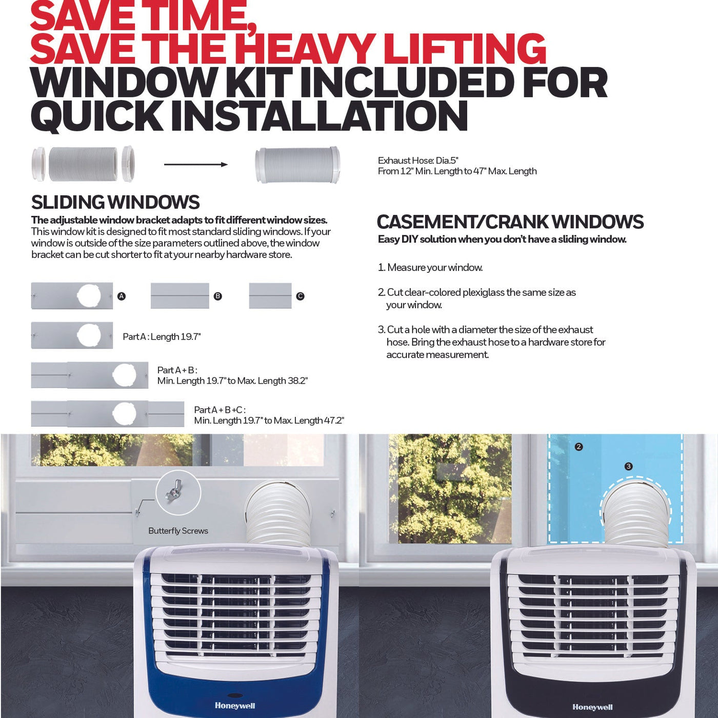 Honeywell MO08CESWK6 9100 BTU | Portable Air Conditioner