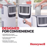 Honeywell MO0CESWK7 9100 BTU 350 sq. ft. 3-in-1 Quiet Portable Air Conditioner, White/Black Portable Air Conditioner Honeywell 
