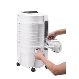 Honeywell TC09PEU 200 CFM Indoor Evaporative Air Cooler White Evaporative Air Cooler My Home Climate 